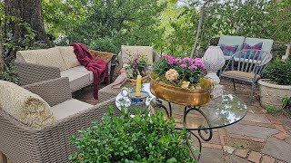 Fall Decorating the Patio Inspired by What Is Actually Growing in the Yard [upl. by Warde]