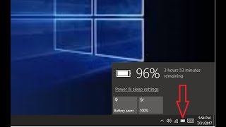 How to Fix Battery Icon Not Showing in Taskbar Windows 10817 [upl. by Nwahsud]