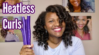 FLEXI ROD SET  FLEXI ROD TUTORIAL ON STRETCHED NATURAL HAIR  NATURALLY CORPORATE [upl. by Belford569]