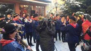 Narrenmarsch Rottweil Heilig drei König 2017 Abstauben [upl. by Enayd420]