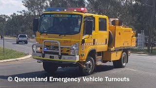 RFS  South Nanango 51 Responding  On Scene  Grass Fire Nanango QLD [upl. by Oznole]