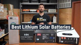 Best Lithium Solar Batteries [upl. by Elwin602]