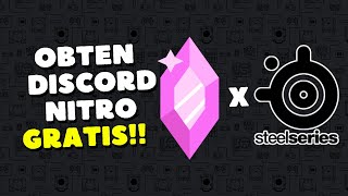 🎁RAPIDO DISCORD NITRO GRATIS 🎁 FACIL Y RAPIDO 2024 STEELSERIES  SORTEO [upl. by Romeo]