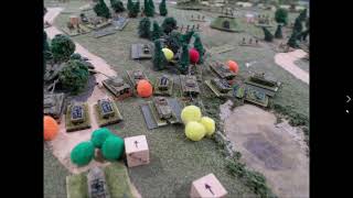 Micro Armour Game  Donner und Blitzen  Retaking the Siegfried Line [upl. by Pennington]