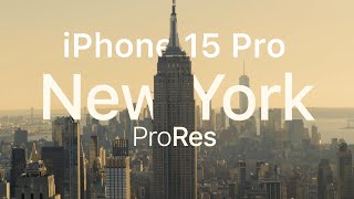 iPhone 15 Pro  Cinematic Short Film  4K ProRes LOG Footage [upl. by Nanyt]