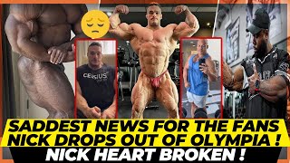 Nick Walker drops out of Mr Olympia 2023  Biggest Blow to Mr Olympia  Nicks heartfelt message [upl. by Ailet]