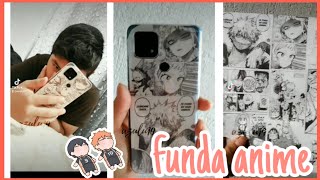 Funda de celular animecomo decorar tu funda [upl. by Aiht]