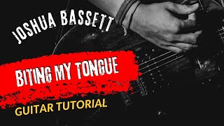 Guitar Tutorial Joshua Bassett Biting My Tongue [upl. by Delorenzo]