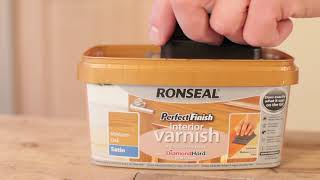 How to Finish Your Interior Doors with Ronseal Wood Varnish [upl. by Etana]