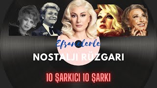 Nostalji Rüzgarı  10 Şarkıcı 10 Şarkı  Zeki Müren Muazzez Ersoy Müzeyyen Senar Muazzez Abacı… [upl. by Ahsikal]