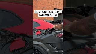 Why Would He Do That lamborghini fail prank funny epic wrap shorts viralvideo urus fails [upl. by Willie]