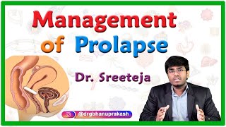 Management of Prolapse  obstetrics amp gynecology [upl. by Faxen943]