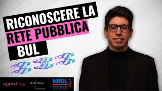 Come riconoscere la rete pubblica BUL  Open Fiber amp Infratel Italia [upl. by Shiff366]