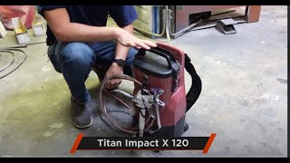 Titan Impact X 120 Backpack Cordless Airless Sprayer Review [upl. by Kele]