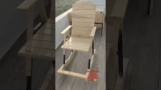 wooden rocking chair makingdiyahşap sallanan sandalye yapımıshorts [upl. by Lucais]