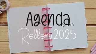 🎀📓Relleno de agenda 2025 hazlotumismo agenda scrapbooking [upl. by Nirad986]