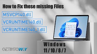 How to Fix MSVCP140dll VCRUNTIME140dll and VCRUNTIME1401dll  Windows 11 10 8 7 [upl. by Bobbye]