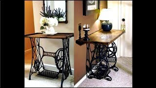 Amazing Ideas Repurposed Old Sewing Machine [upl. by Nagrom]