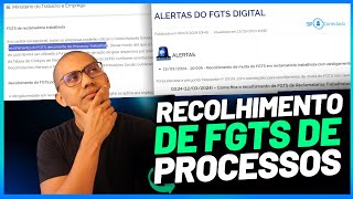 Como fica o recolhimento de FGTS de Reclamatórias Trabalhistas a partir de março2024 [upl. by Adnahsam304]