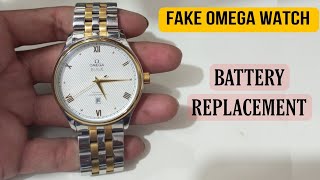 How To Change Battery OMEGA Watch  Jilani Watch Repair Channel [upl. by Etnuhs20]