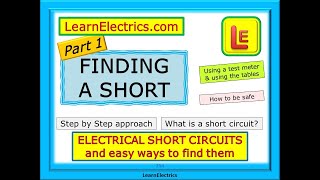 FINDING A SHORT PART ONE – ELECTRICAL SHORT CIRCUITS AND EASY WAYS TO FIND THEM – FAULT FINDING TIPS [upl. by Greeson]