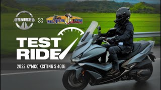 2022 KYMCO XCITING S 400i  Manibela Test Ride featuring Motor ni Juan [upl. by Elrak245]