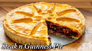 Steak n Guinness Pie Outstanding n Professional standard Made At Home [upl. by Dewey]