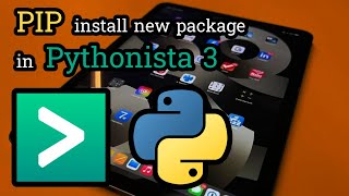 How to install new python package or library in pythonista 3 ipad [upl. by Autumn]