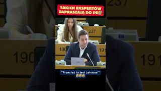 Patryk Jaki wykpił eksperta zaproszonego do PE polityka polskapolityka humor viralshorts [upl. by Anayi]