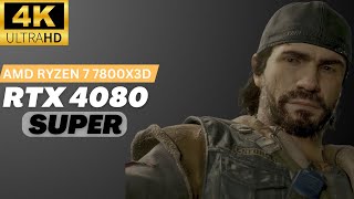 Days Gone  RTX 4080 Super  Ryzen 7 7800X3D  4K  Very High Settings [upl. by Mickey566]