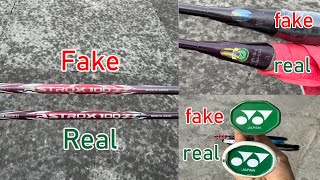 Cách nhận biết Yonex Astrox 100ZZ Kurenai Real và Fake I Không qua mắt được đâu [upl. by Larrad924]