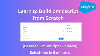 Introduction to Omnistudio omniscript  Part 3 [upl. by Jule]