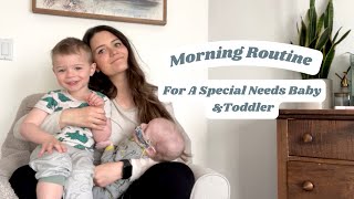 Stay At Home Mom Morning Routine│Special Needs Baby amp A Toddler [upl. by Alenas]