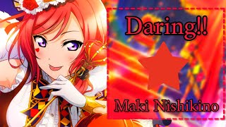 ❤️Daring❤️by Maki NishikinoRomajiArabicEnglish [upl. by Remlap429]