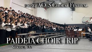 Paideia School Choir Trip to 2024 ACCS Choral Festival [upl. by Aneelehs]