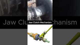 Jaw clutch Mechanism Working mechanical machine working mechanism solidworks autocad 3dcad [upl. by Anthony]