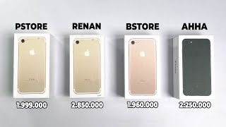 Compare iPhone Bekas  PStore vs Renan Store vs BStore vs AHHA Gadget [upl. by Anneres257]