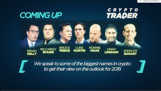 CNBC CRYPTO TRADER 2018 EP1 THE BIGGEST SHOW IN CRYPTO HISTORY [upl. by Adolphus]