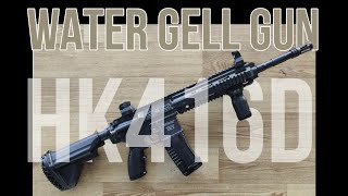 Review unit Water Gell Gun WGG FJS HK416D [upl. by Hannon]