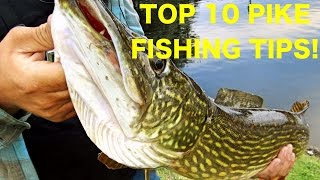 10 Tips to help you catch more pike on lures Pike fishing tips and techniques [upl. by Conger]