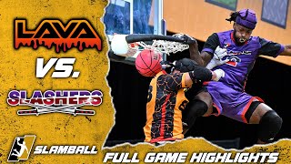 SlamBall Full Game Highlights Lava vs Slashers [upl. by Ilamad]