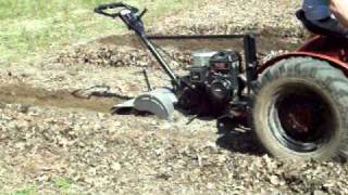 PowerKing Tractor with Craftsman Tiller [upl. by Matuag237]