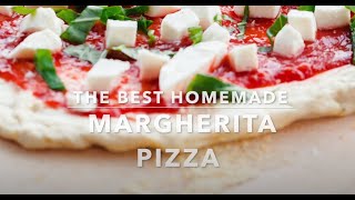 Margherita Pizza Best Homemade Recipe [upl. by Jovita]