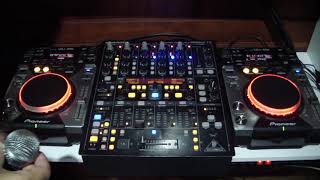 Teste Mixer Ddm4000 Behringer com par de CDJ400 Pioneer [upl. by Hamish]