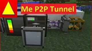 ME P2P Tunnel v Applied Energistics Grundlagen Flüssigkeiten Energie Items transportieren Tutorial [upl. by Kulda965]