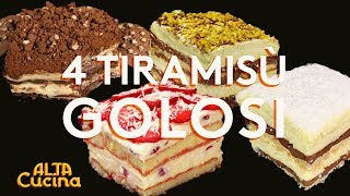 4 Tiramisù golosi by Alta Cucina 😍😍 [upl. by Wellington943]