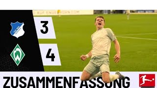 Hoffenheim vs Bremen 34 All Goals amp Extended Highlights [upl. by Tessler]