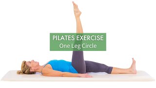 Pilates Exercise One Leg Circle  Pilates Anytime [upl. by Donna423]