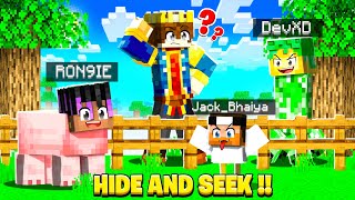 MINECRAFT HIDE amp SEEK BUT I SECRETLY CHEAT 😱 [upl. by Elyrpa293]