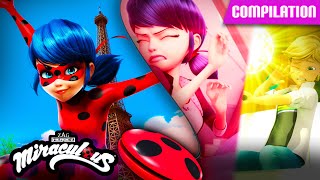 MIRACULOUS  🐞 Compilation 4 🐾 FULL EPISODES ▶️ Origins Part 1 amp 2 Season 1 [upl. by Essenaj]